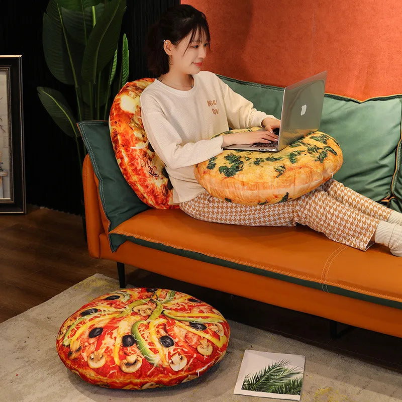 Plushie Simulation Pizza, 10 Varieties, 16-20" | 40-50 cm plush toy – – – Image 4 | Plushie Produce