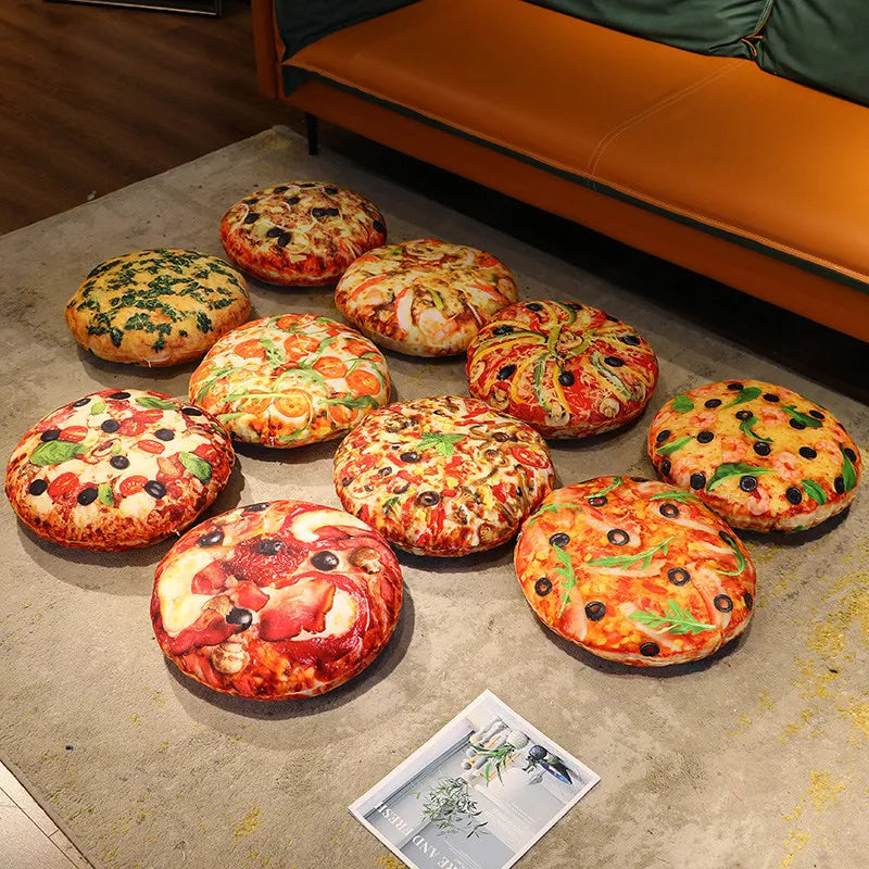 Plushie Simulation Pizza, 10 Varieties, 16-20" | 40-50 cm plush toy – – – Image 5 | Plushie Produce
