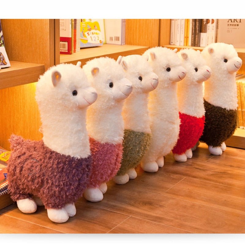 Adorable Alpaca Stuffed Animal, Six Colors, 10" | 25 cm plush toy – – – Image 1 | Plushie Produce