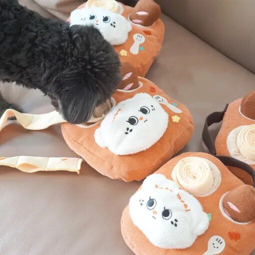 Breakfast Platter Squeaky Plush Dog Toy plush toy – – – Image 3 | Plushie Produce