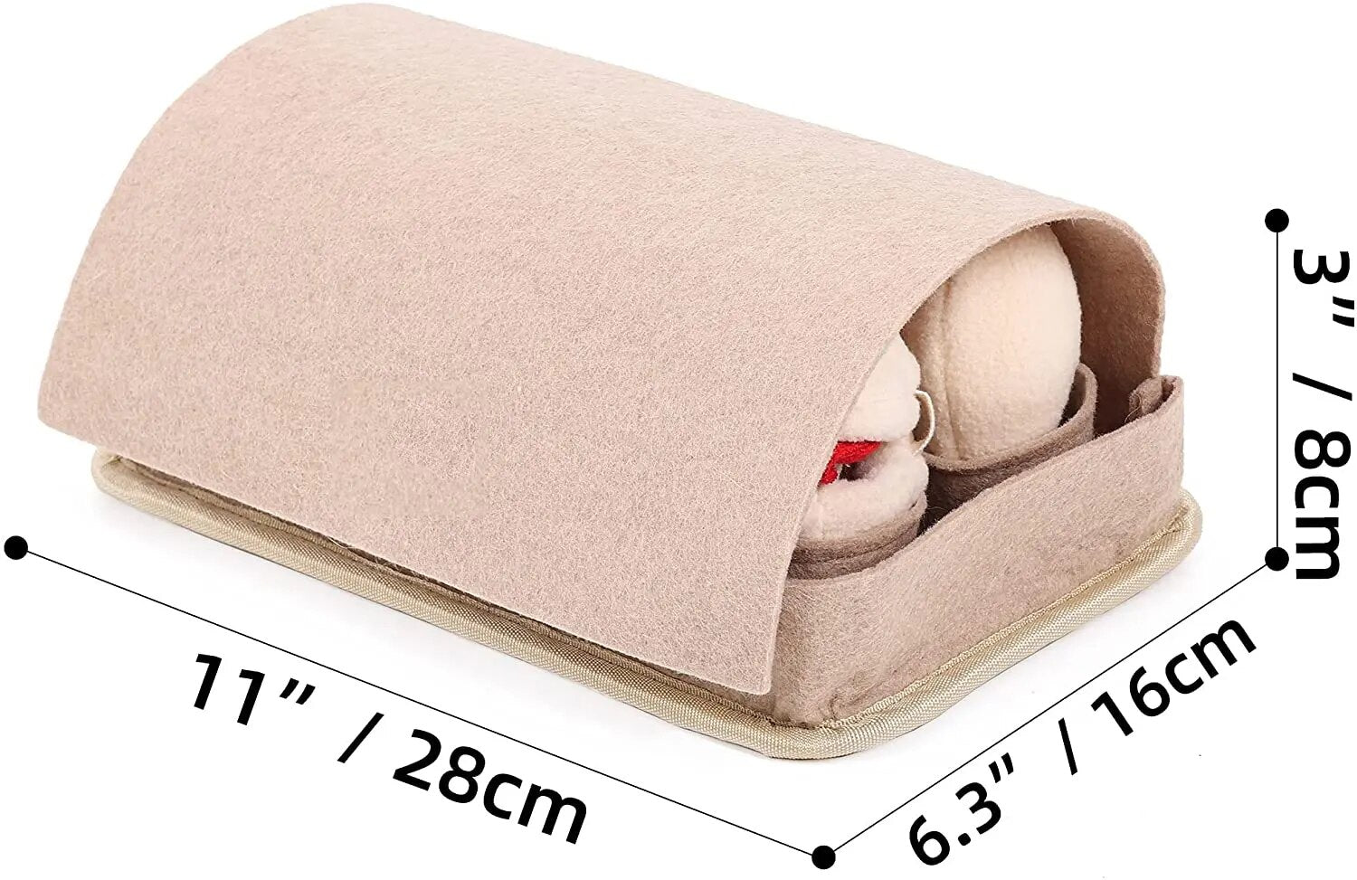 Carton of Eggs Dog Toy, 11" | 28 cm plush toy – – – Image 7 | Plushie Produce