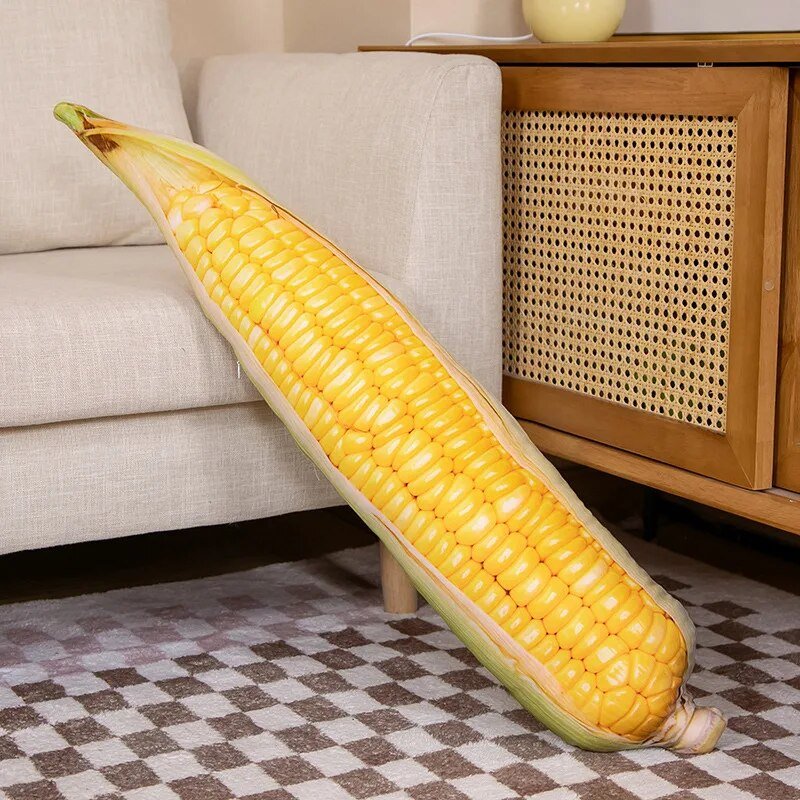 Giant Realistic Fruit & Vegetable Plushies, 12 Styles, 17-34" | 42-87cm plush toy – – Corn 87x18 – Image 12 | Plushie Produce