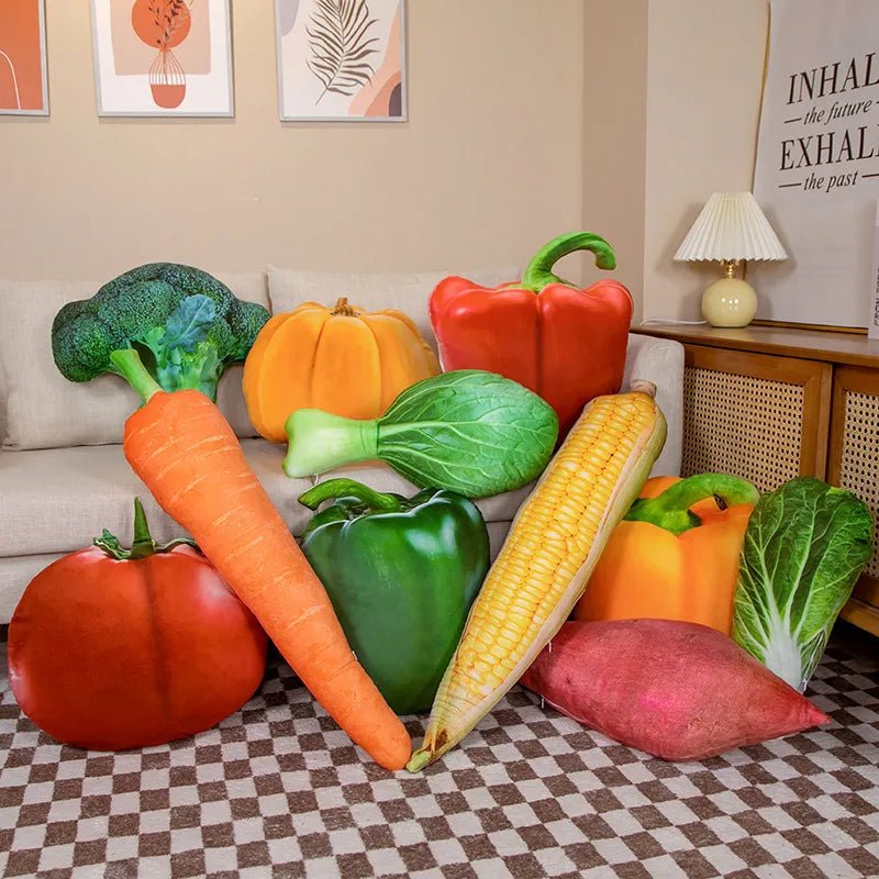 Giant Realistic Fruit & Vegetable Plushies, 12 Styles, 17-34" | 42-87cm plush toy – – – Image 1 | Plushie Produce