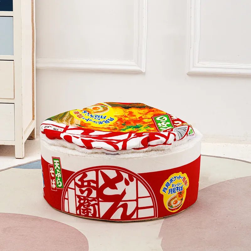 Instant Noodle Pet Bed Plushie for Pets up to 22 lbs (10 kg) plush toy – – style 1 – Image 9 | Plushie Produce