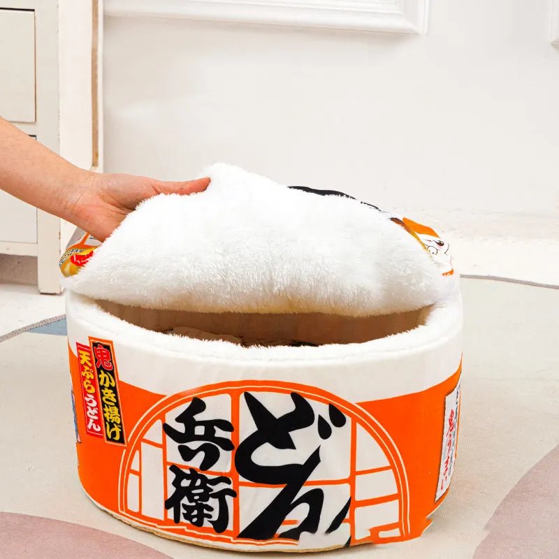 Instant Noodle Pet Bed Plushie for Pets up to 22 lbs (10 kg) plush toy – – style 2 – Image 10 | Plushie Produce