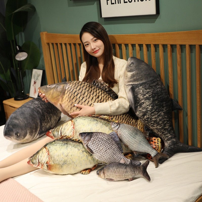Jumbo Lifelike Fish Plushie Collection, 7 Styles, 1-3.1 ft | 30-100 cm plush toy – – – Image 1 | Plushie Produce