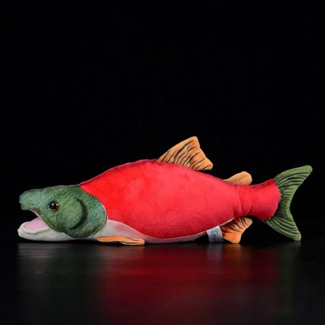 Lifelike Sockeye Salmon Plush Toy – Soft & Realistic Fish Plush plush toy – – – Image 3 | Plushie Produce