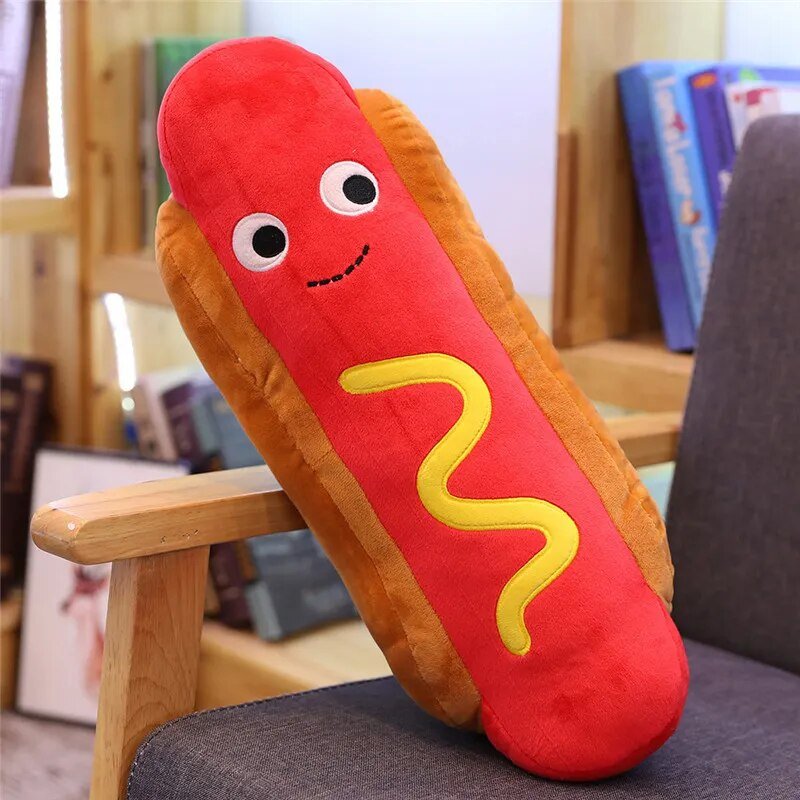 Plushie Cartoon Snack Foods, Eight Foods, 8-28" | 20-70 cm plush toy – – 45cm hot dog – Image 13 | Plushie Produce