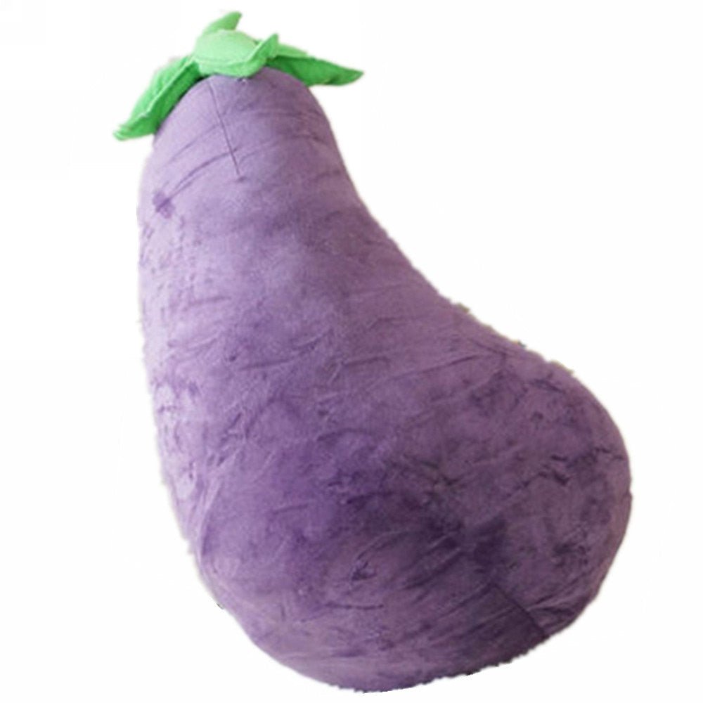 Plushie Giant Lifelike Eggplant, 28-39" | 70-100 cm plush toy – – 28" (70cm) – Image 1 | Plushie Produce