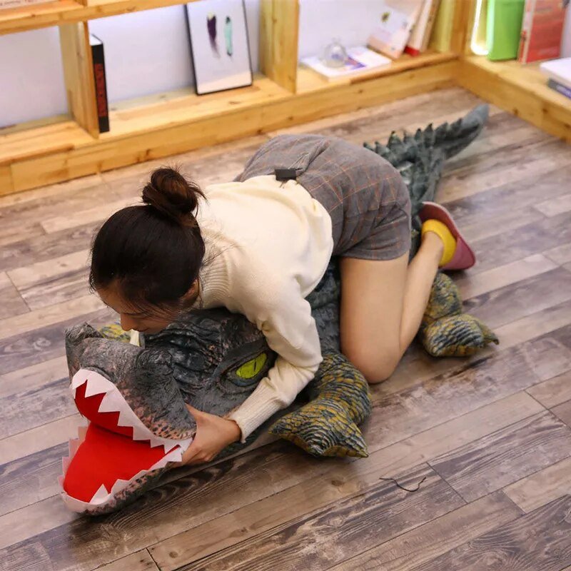 Plushie Jumbo Lifelike Crocodile, Two Styles, 2-5.2' | 60-160 cm plush toy – – – Image 4 | Plushie Produce