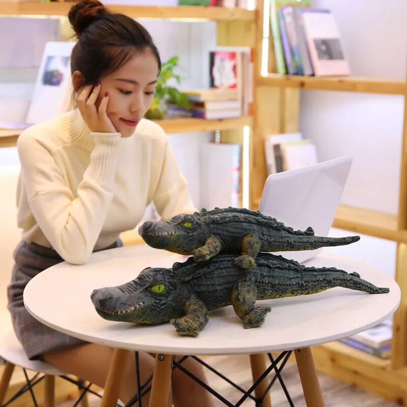 Plushie Jumbo Lifelike Crocodile, Two Styles, 2-5.2' | 60-160 cm plush toy – – – Image 6 | Plushie Produce