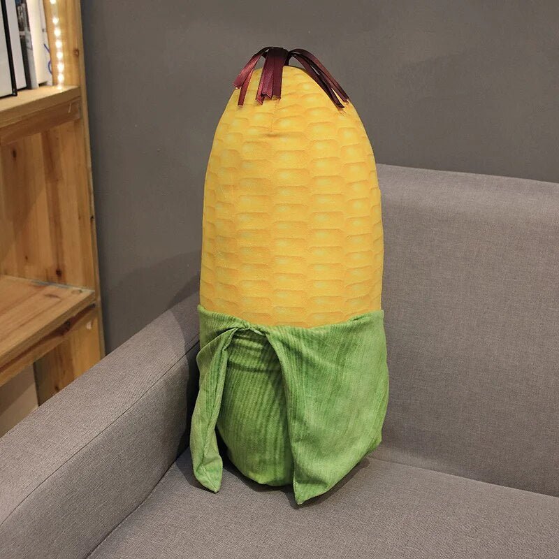 Plushie Jumbo Lifelike Ear of Corn, 18-28" | 45-70 cm plush toy – – 18" (45cm) – Image 1 | Plushie Produce