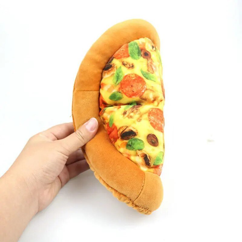 Plushie Pizza Dog Sniffing Toy, 9" | 24 cm plush toy – – – Image 4 | Plushie Produce