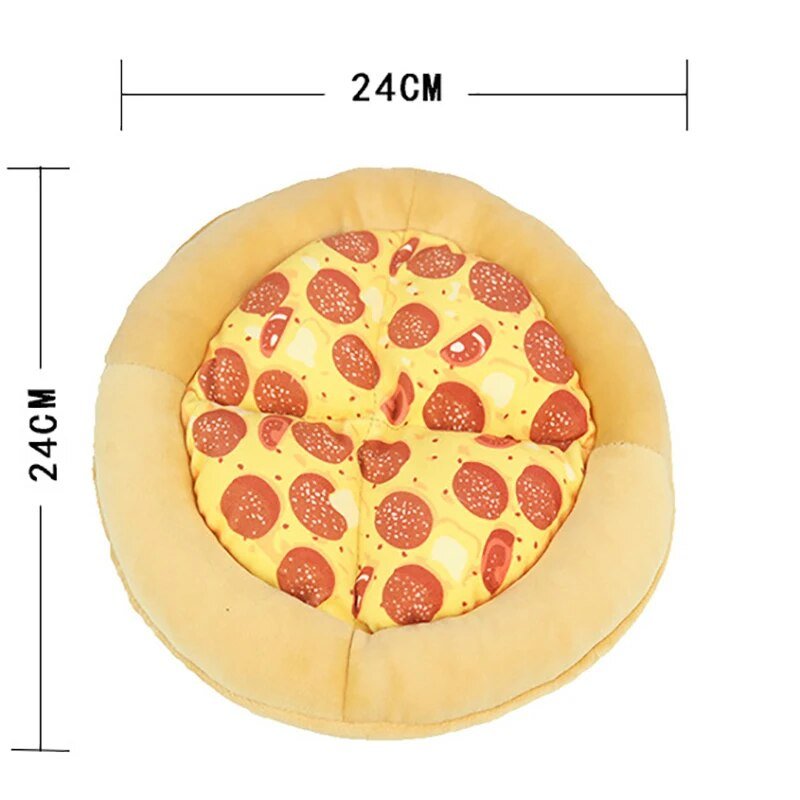 Plushie Pizza Dog Sniffing Toy, 9" | 24 cm plush toy – – – Image 7 | Plushie Produce