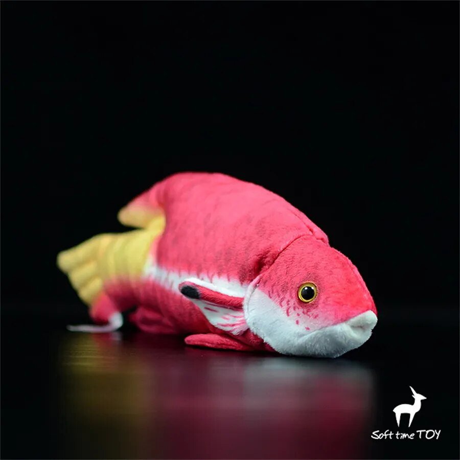Plushie Realistic Cuban Arowana Fish, 10" | 25 cm plush toy – – – Image 1 | Plushie Produce