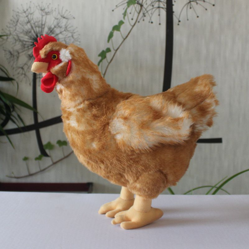 Plushie Realistic Hen, 13" | 33 cm plush toy – – – Image 1 | Plushie Produce