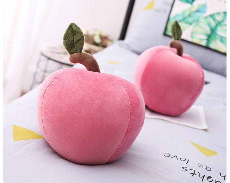 Plushie Realistic Large Red Apple, 10-16" | 25-40 cm plush toy – – – Image 1 | Plushie Produce