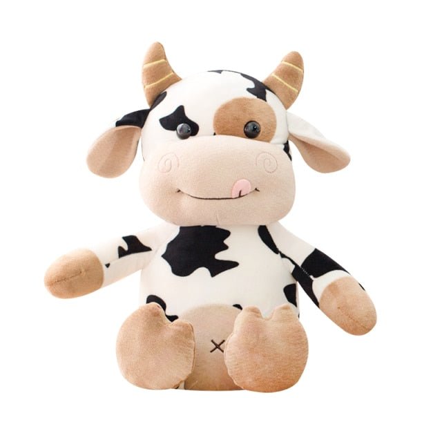 Plushie Sitting Dairy Cow, 1-2.5 ft | 30-75 cm plush toy – – 1 ft (30cm) – Image 1 | Plushie Produce