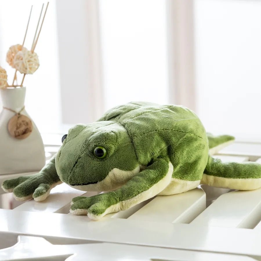 Realistic Frog Plushe, 13-23" | 33-58 cm plush toy – – 58cm (large) – Image 2 | Plushie Produce