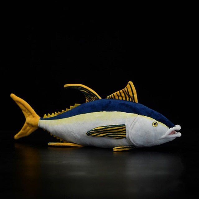 Realistic Yellowfin Tuna Plush Toy, 16" | 40 cm plush toy – – – Image 1 | Plushie Produce