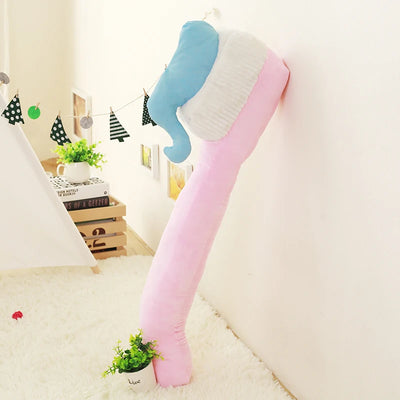 Jumbo Realistic Toothbrush Plushie, Four Colors, 35" | 90 cm