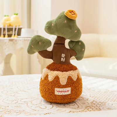 Sunflower Potted Plush Doll – Scented Artificial Plant, 4-12" | 10-30 cm