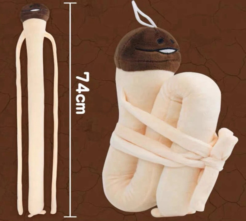 Tall Funny Mushroom Plush Toy, 29" | 74 cm