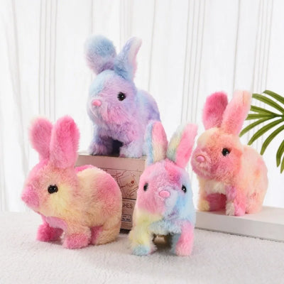 Peluche Lapin Tie-Dye, 4" | 10 cm
