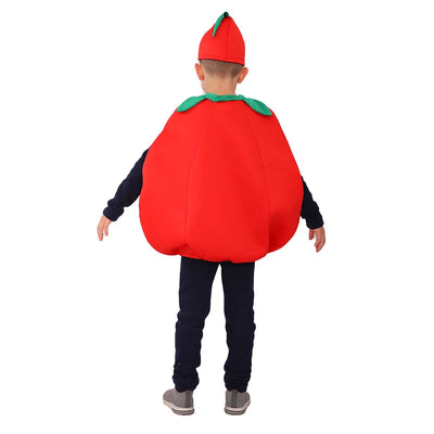 Tomato Costume for Kids – Fruits & Veggies Halloween Cosplay Set