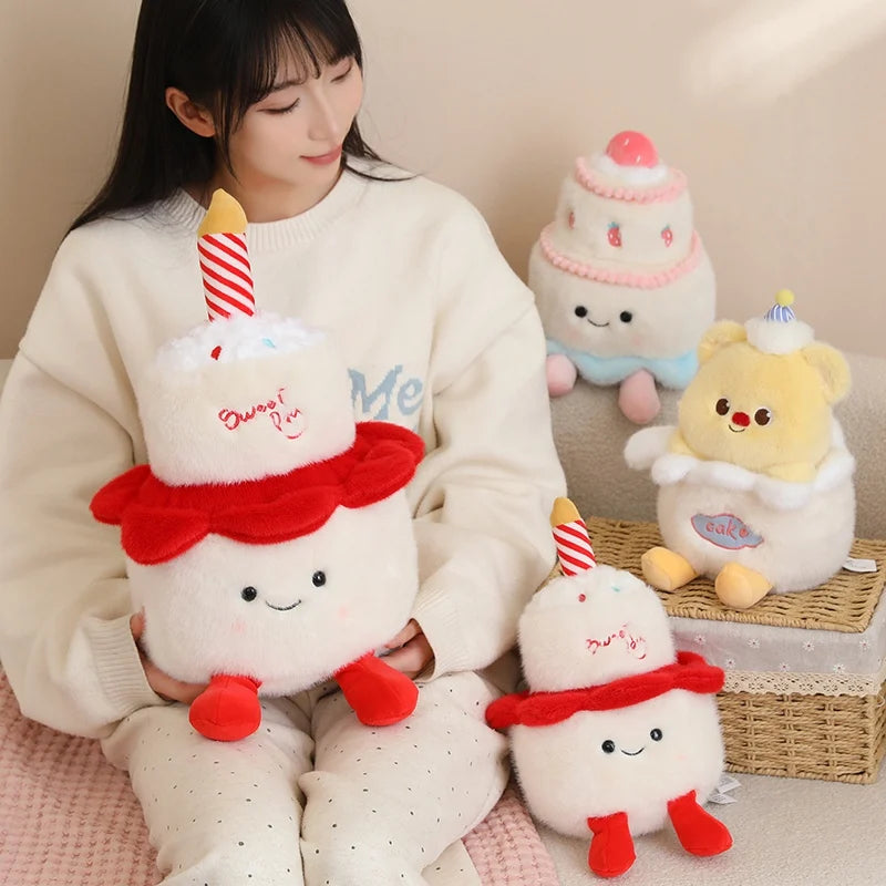 Breakfast Food Plush Doll Set – Kawaii Egg Toast & Bread Cartoon Toys
