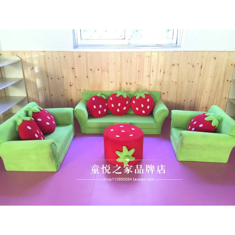 Strawberry Dream Children's Couch Set - Four Colors