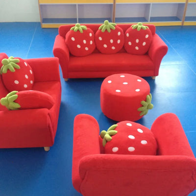 Strawberry Dream Children's Couch Set - Four Colors
