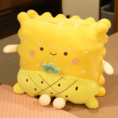 Plushie Cartoon Cracker with Optional Blanket, 15" | 38 cm