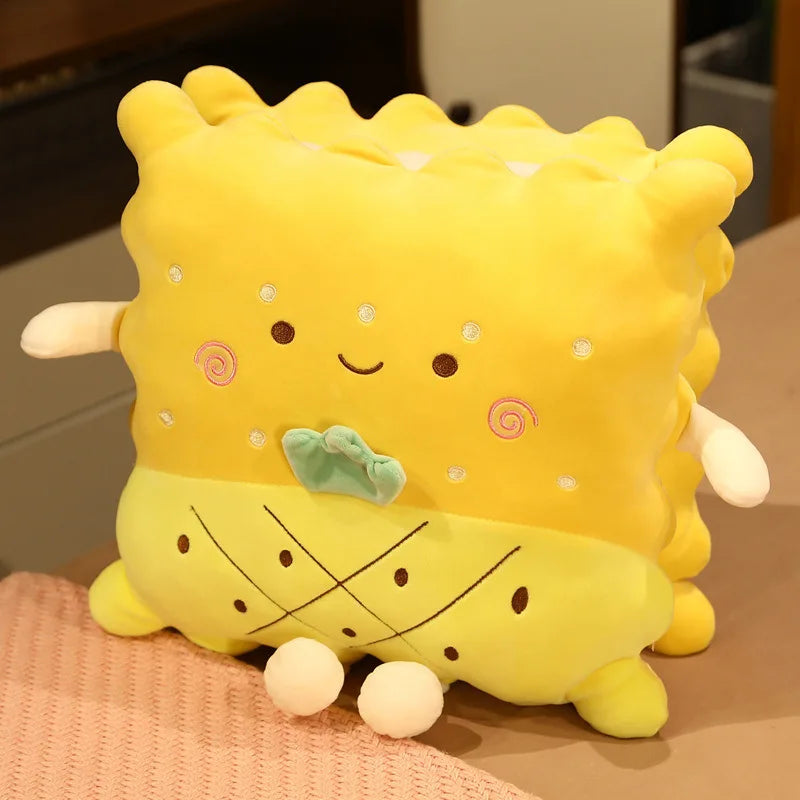 Plushie Cartoon Cracker with Optional Blanket, 15" | 38 cm