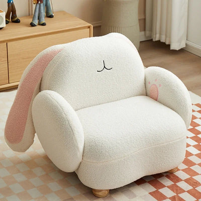 Adorable Rabbit Plushie Chair for Kids, Three Colors