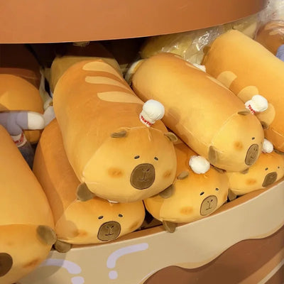 Peluche Jumbo Capybara Pain, 22-37" | 55-95 cm