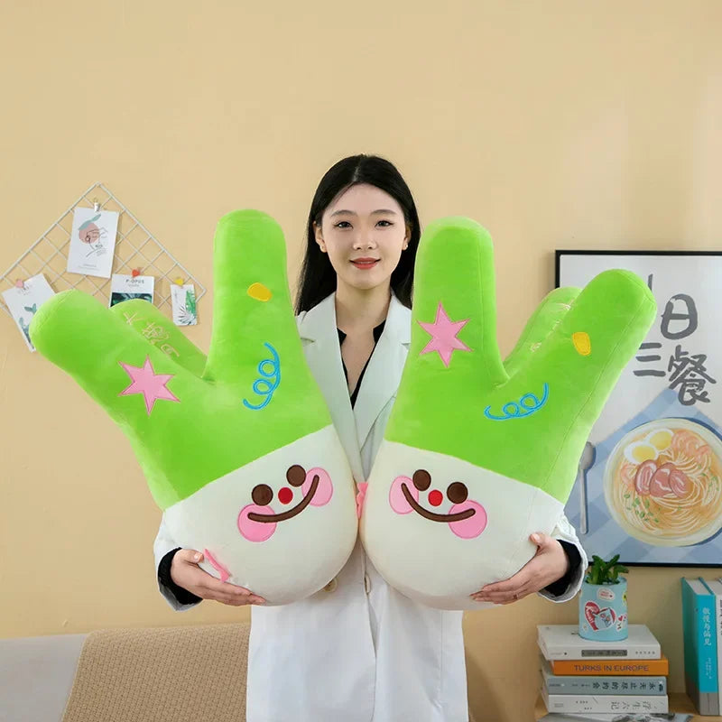 Scallion Green Onion Long Plush Body Pillow, 16-24" | 40-60 cm