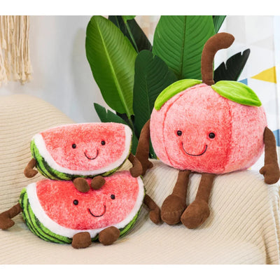 Giocattolo di peluche a forma di fetta di anguria cartone, 11-16" | 28-40 cm