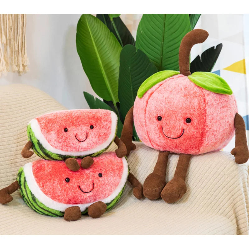 Giocattolo di peluche a forma di fetta di anguria cartone, 11-16" | 28-40 cm