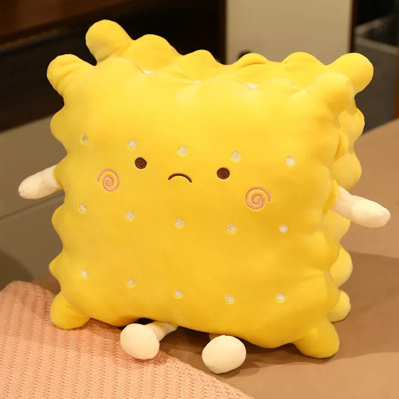 Plushie Cartoon Cracker with Optional Blanket, 15" | 38 cm