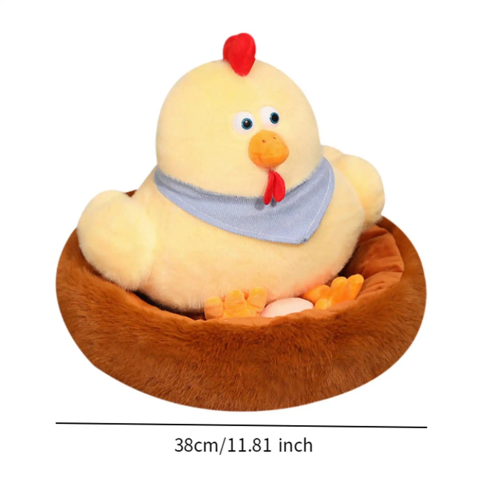 Hen & Nest Plushie Set, 12-15" | 30-38 cm