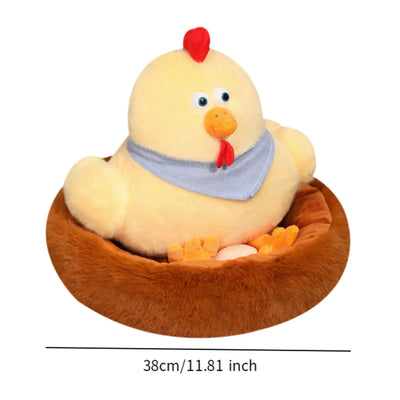 Hen & Nest Plushie Set, 12-15" | 30-38 cm