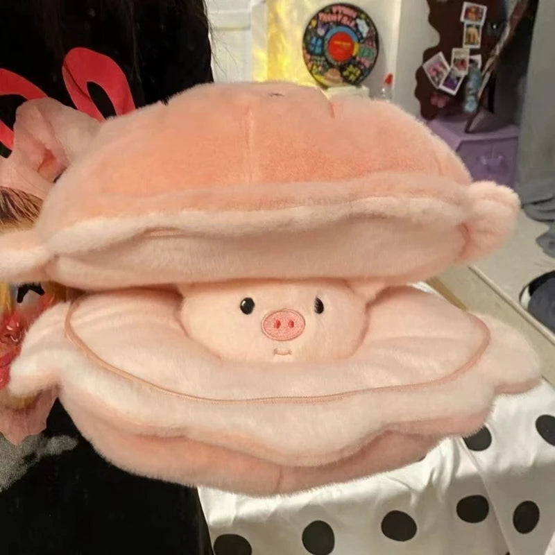 Piggy Pearl Clam Plüschfigur, 22" | 55 cm