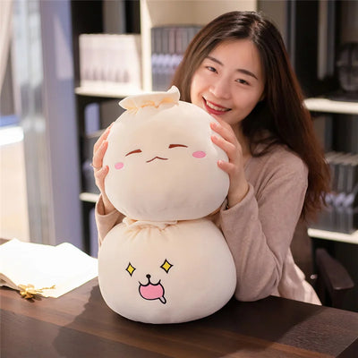 Bun Bao Kawaii de Peluche, 8-10" | 20-25 centímetros