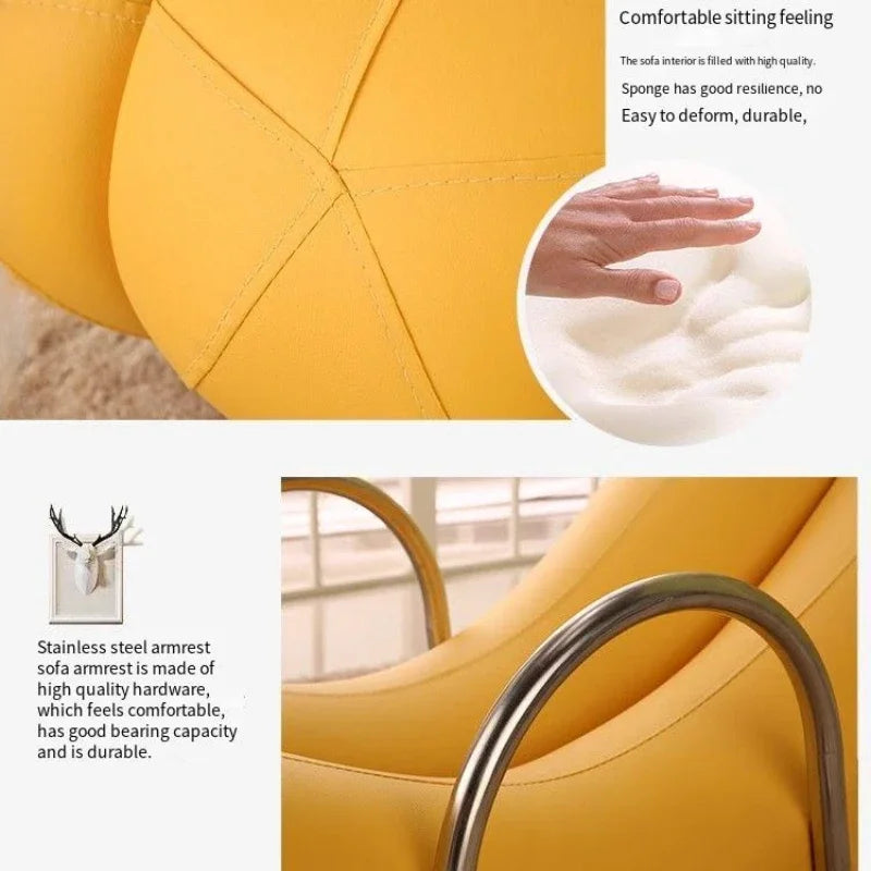 Go Bananas Rocking Chair - Six Colors, Faux Leather or Plush Design