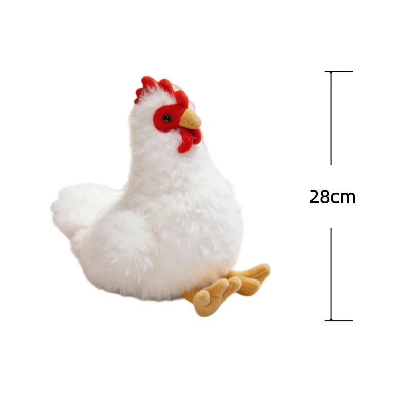 Realistic Chicken & Poultry Plush Collection – Hen, Silkie, Turkey & More