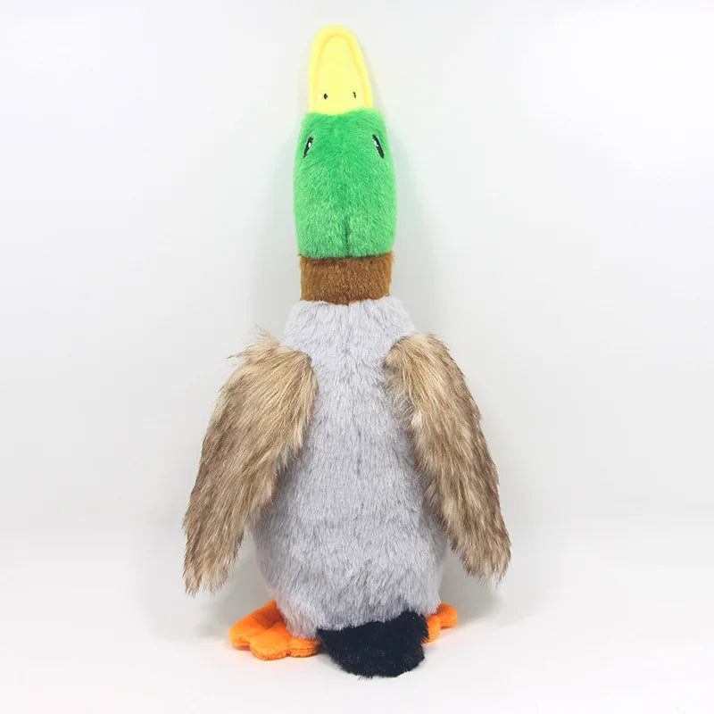 Plushie Mallard Duck Dog Squeaky Chew Toy, 12-14" | 30-34 cm