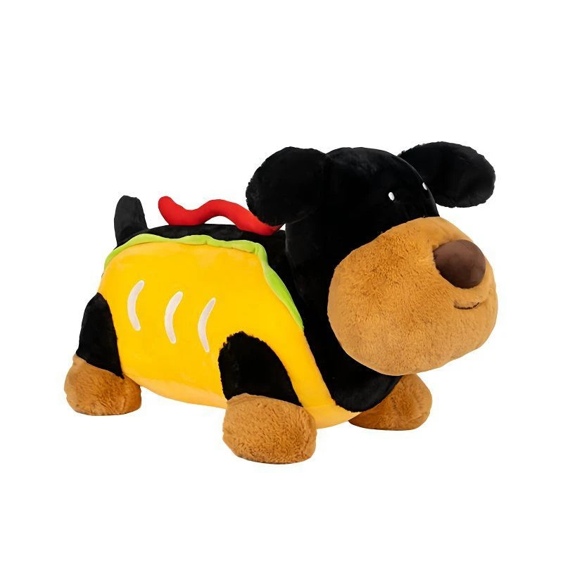 Plüschhund als Hot Dog, 12-22" | 30-55 cm