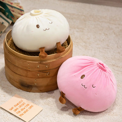 Jiaozi Dumpling Plush Pillow, 16" | 40 cm