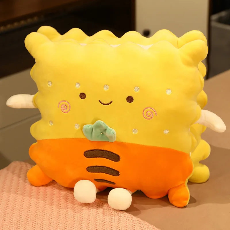 Plushie Cartoon Cracker with Optional Blanket, 15" | 38 cm